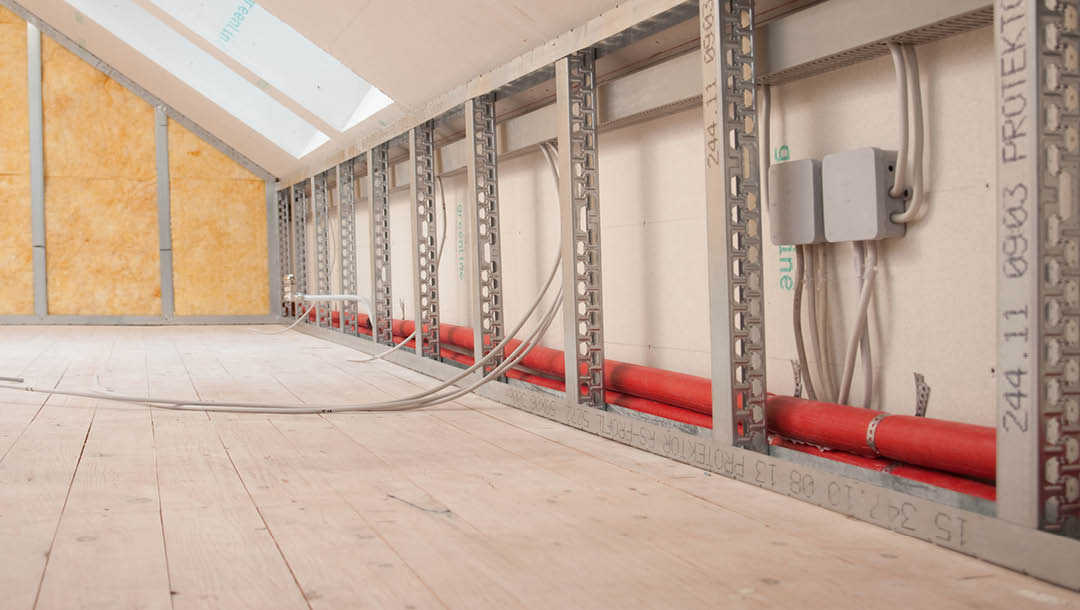 Metallprofile für den Innenausbau bei Schwarz & Sohn