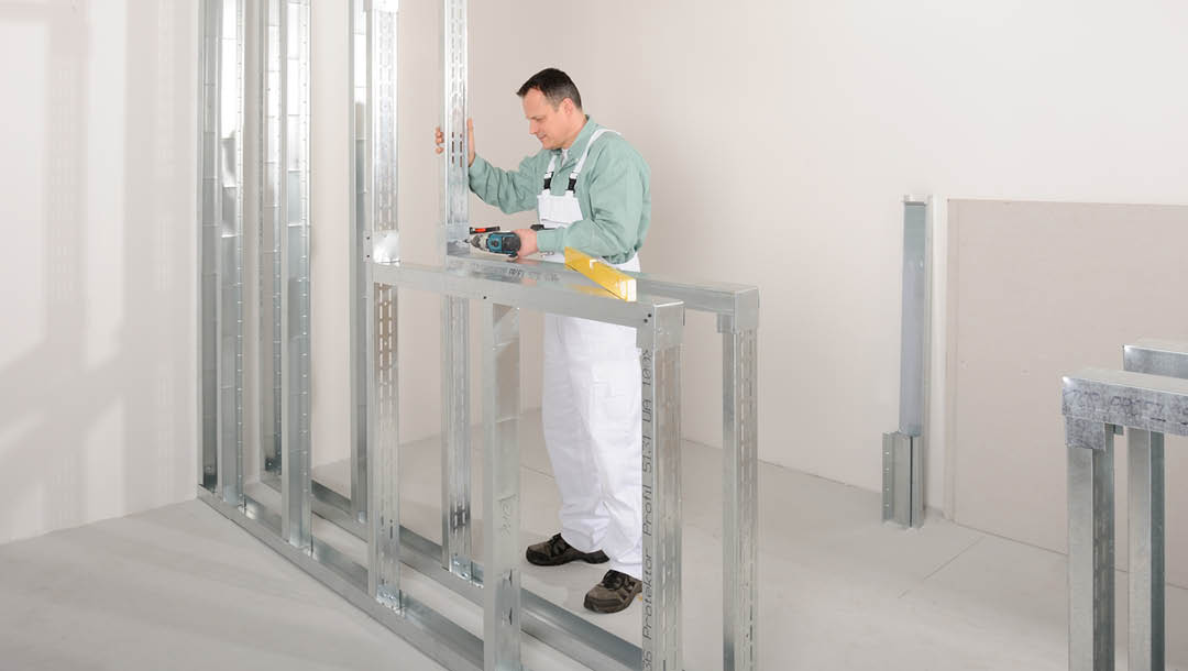 Metallprofile für den Innenausbau bei Schwarz & Sohn