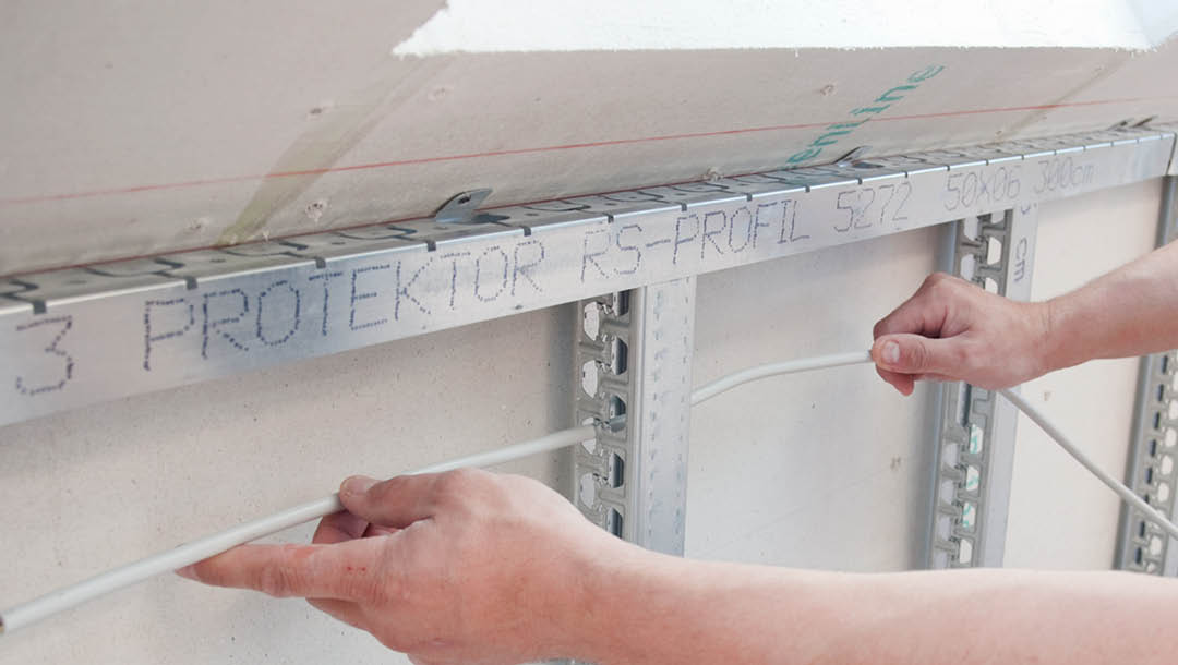 Metallprofile für den Innenausbau bei Schwarz & Sohn